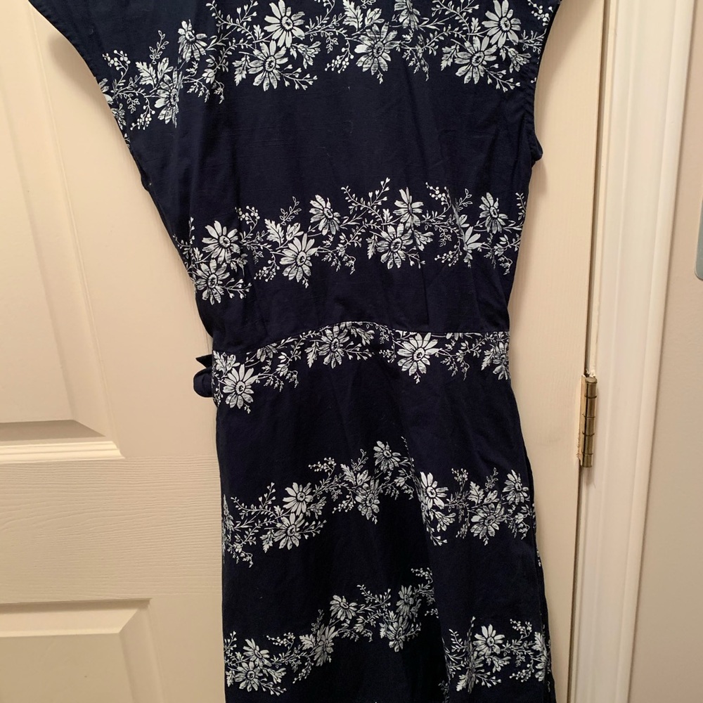 Sleeveless wrap dress